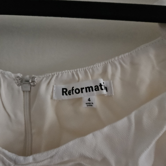 Reformation White Strapless Dress - Picture 8 of 8